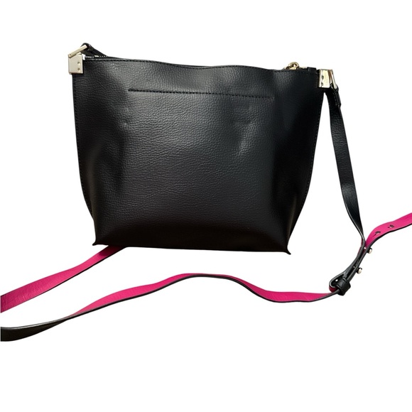 Kate Spade Foster Court Pepper Black and Pink Crossbody Bag - Picture 3 of 6